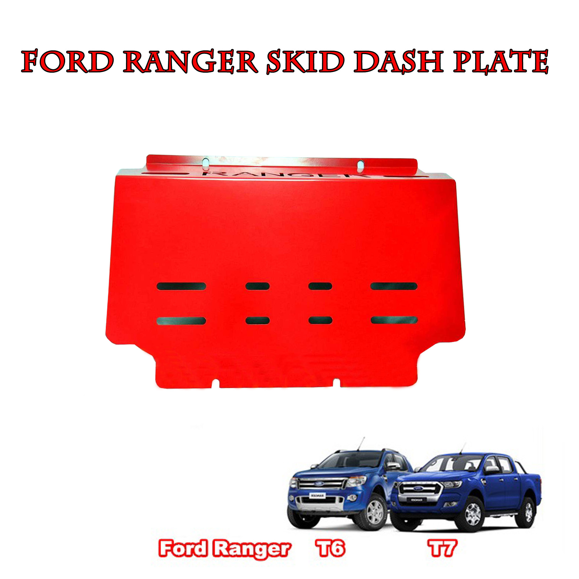 3mm Steel Front Engine Protection Skid Plate For Ford Ranger T7 4WD Wildtrack
