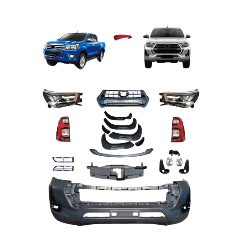 ABS Plastic 4x4 Car Body Kit For Toyota Hilux Revo 16-19 Upgrade To 2021