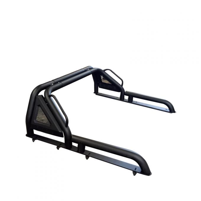 Black Surface Truck Roll Bar Steel Power Coated Material 24 Months Warranty