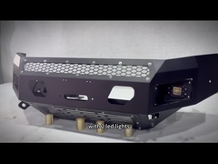 Fit for Isuzu D-MAX Steel Bull Bar Fit for Nissan Navara Front Bumper with Two Led Lights Truck Part