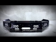 for Hilux Steel Bull Bar for Ranger Front Bumper for Dmax Front Bar with Two Led Lights