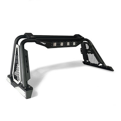 Black Truck Roll Bar For Hilux Vigo Revo With 4 Led Lights