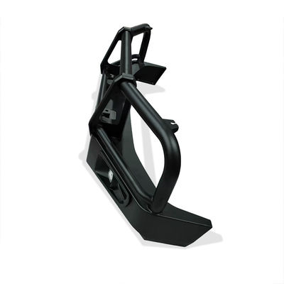 Steel Bull Bar With Integrated Light 20W 12V 50 000 Hour Lifespan Black Powder Coat Finish For Trucks