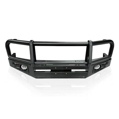 Steel Bull Bar With Integrated Light 20W 12V 50 000 Hour Lifespan Black Powder Coat Finish For Trucks