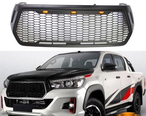 TRD Front Custom Made Car Grills , ABS Matt Black 4X4 Front Grill Standard Size