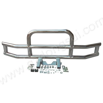 Silver Appearance Deer Guard For  Trucks 1.8 - 2.0mm Tube Thickness