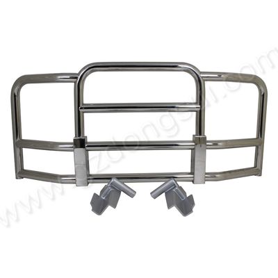 Stainless Steel Truck Bumper Deer Guards For  Vnl 04-14