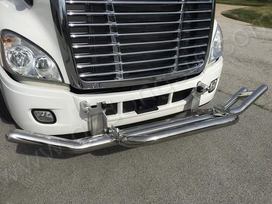 ODM Steel Brackets Semi Truck Deer Grille Bumper Guard For Freightliner Cascadia