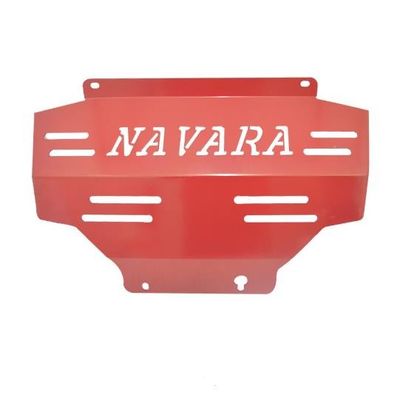 4X4 Steel Under Guard Truck Skid Plate For Nissan Navara Red Engine Protecting Cover