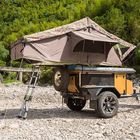 4 Persons Car Side Awning Rooftop Soft Shell Vehicle Roof Tent