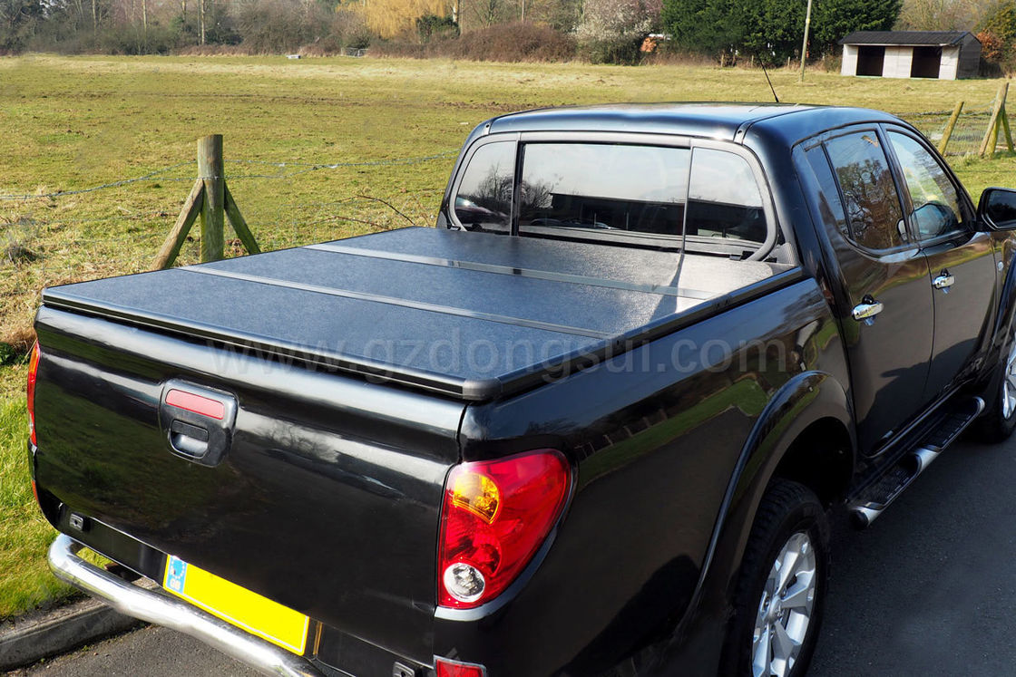 Aluminum Tri Fold Truck Bed Cover 10 Minutes Easy Installation For Hilux Revo