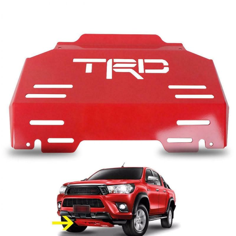 Car Accessories Red Truck Skid Plate 100% Tested For Toyota Hilux Rocco