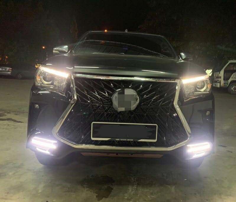 Hilux Revo Front Bumper Protector Guard Black Color