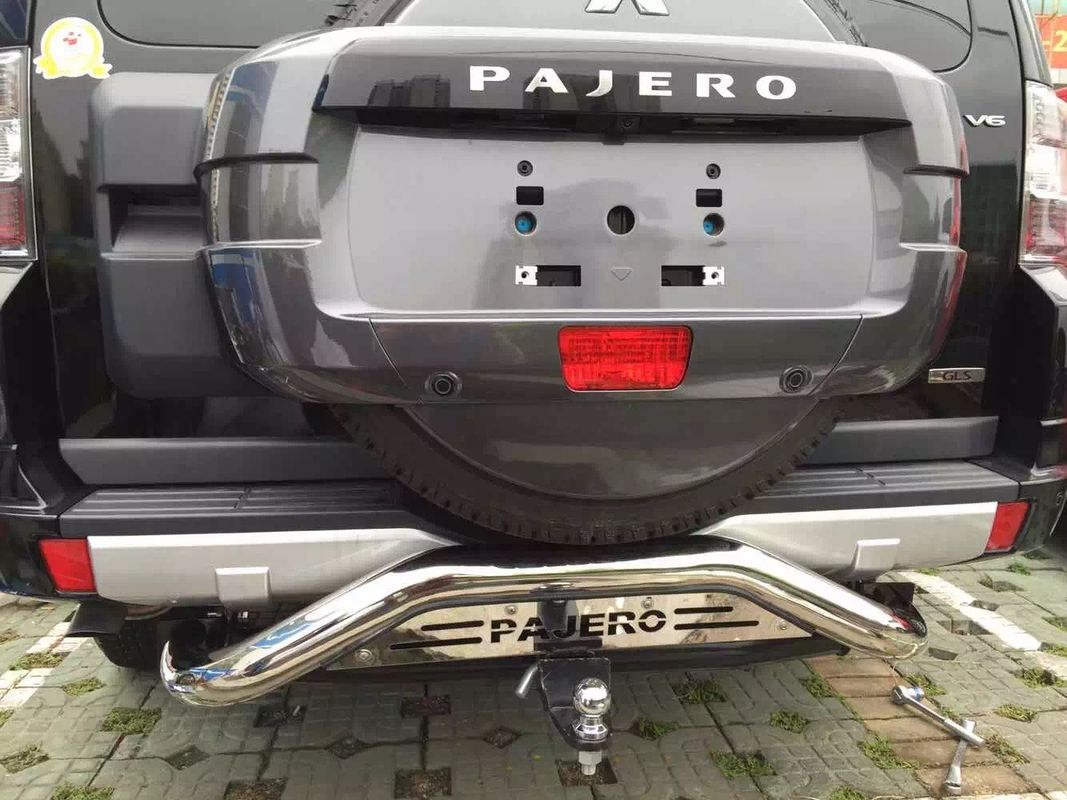 Stainless Steel Rear Bumper Guard 100% Fitment Design For Pajero 2015+