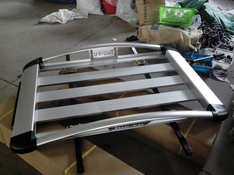 Modern Design Cargo Roof Basket , Roof Rack Cargo Carrier Hand Polishing