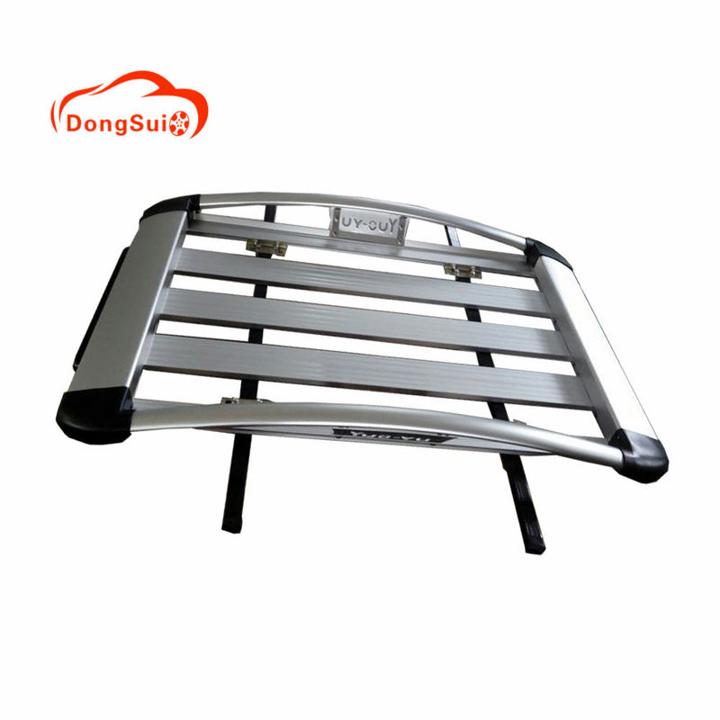 Dongsui Factory Single Layer Car Roof Rack Luggage Baggage Carrier 0.05CBM With Light