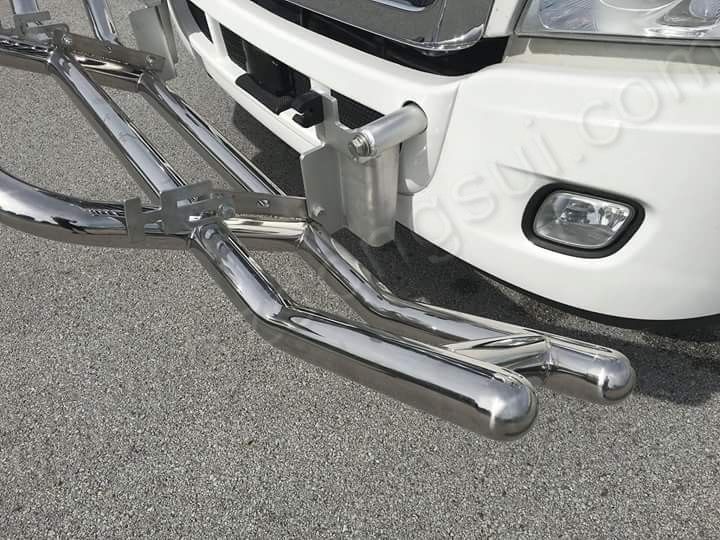 Semi Truck Volvo Vnl Grille Deer Guard Bumper 3mm Tubes