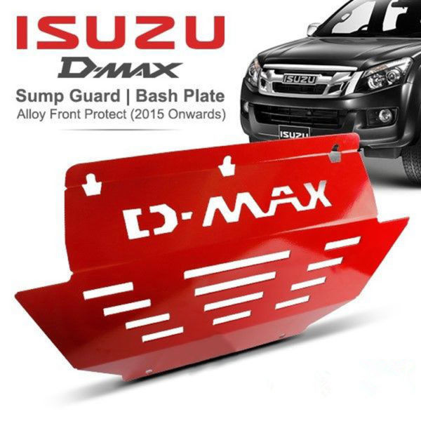 Dmax Red Color Auto Skid Plate , Engine Protection Board For Pickup Truck