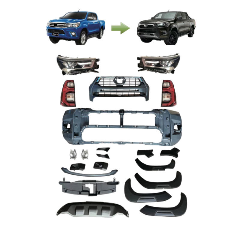 OEM Manufacturer Wholesale Nudge Bar Car Light ABS Plastic Facelift Body Kit for Toyota Hilux Revo Rocco 2021