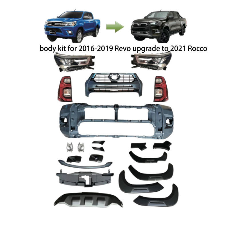 Toyota Hilux Revo update Rocco 2021 Car Front Bumper Grille