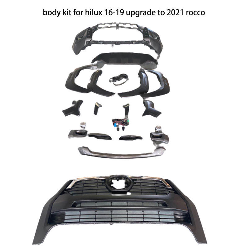 OEM Manufacturer Wholesale for Toyota Hilux Revo update Rocco 2021 Car Front Bumper Grille