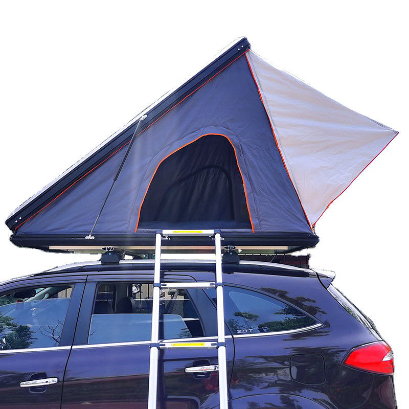 3 Person Hard Shell Car Roof Tent Triangle Rooftop Awning Tent For Suv