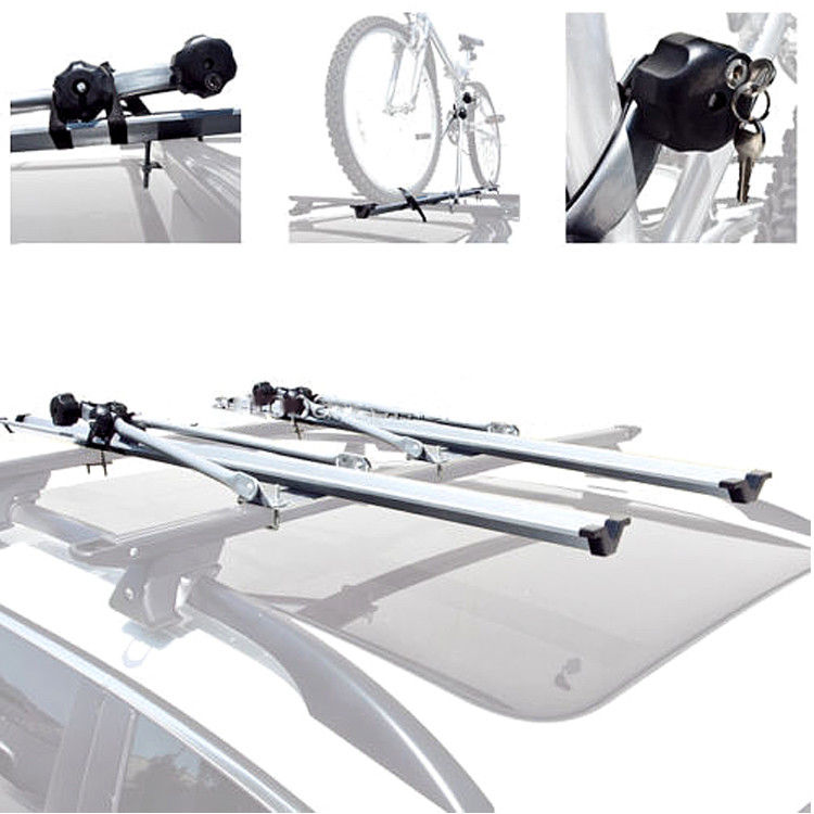 Removable Foldable Aluminum Car Roof Rack Bike Bicycle Vehicle Cargo Racks