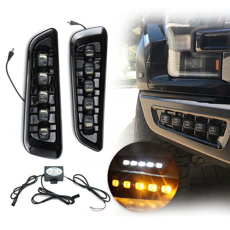OEM ODM Ford F150 Full LED Fog Light Lamp With Turn Signal