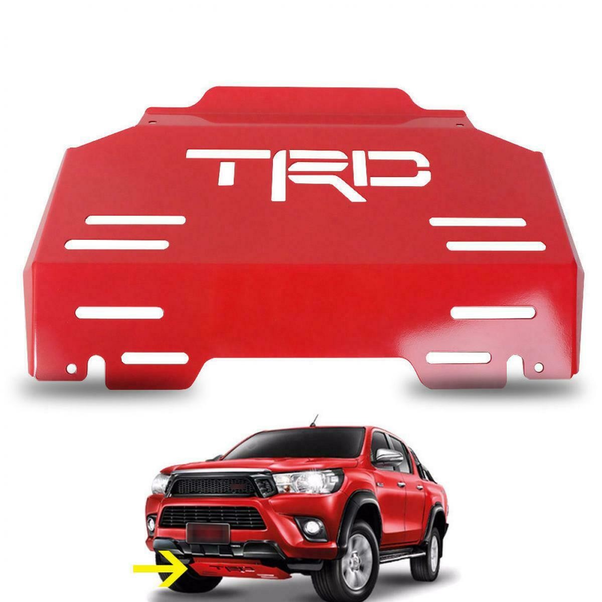 Car Accessories Red Truck Skid Plate 100% Tested For Toyota Hilux Rocco