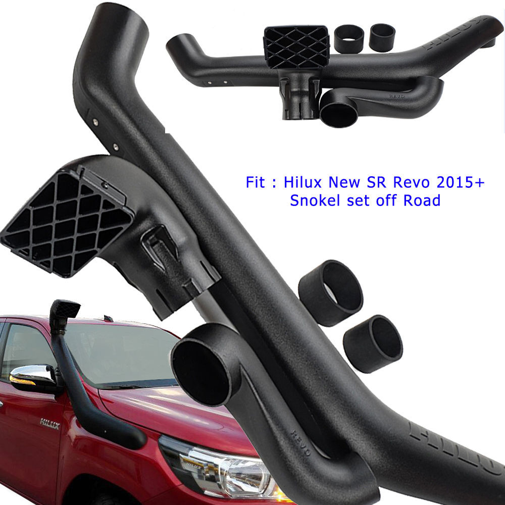 ABS Plastic Material Pickup Truck Snorkel Black For Tayota Hulix Revo