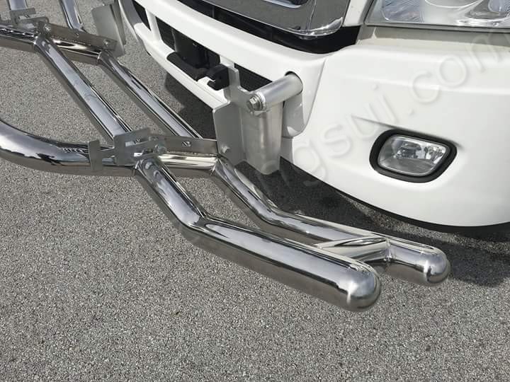 Semi Truck Volvo Vnl Grille Deer Guard Bumper 3mm Tubes