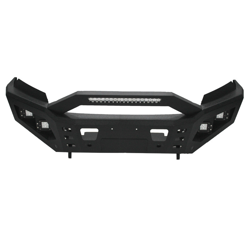 OEM Manufacturer Wholesale Black Textured Steel Front Bumper For Vigo NP300 Revo Bumper 4X4 Parts