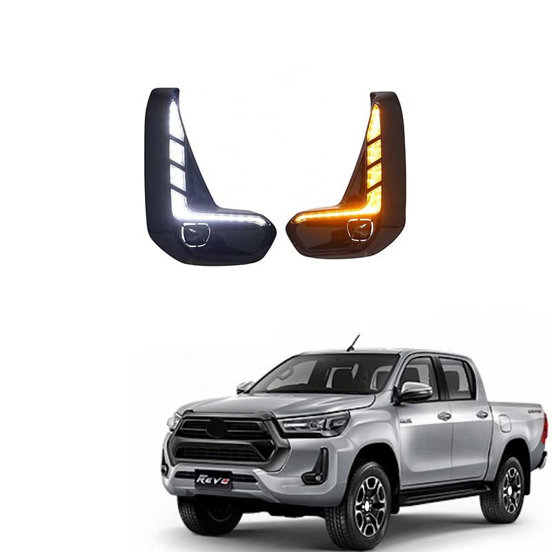 Factory Supply Pick Up Truck Headlight Car Day Light For Toyota Hulix Revo 2022 2021