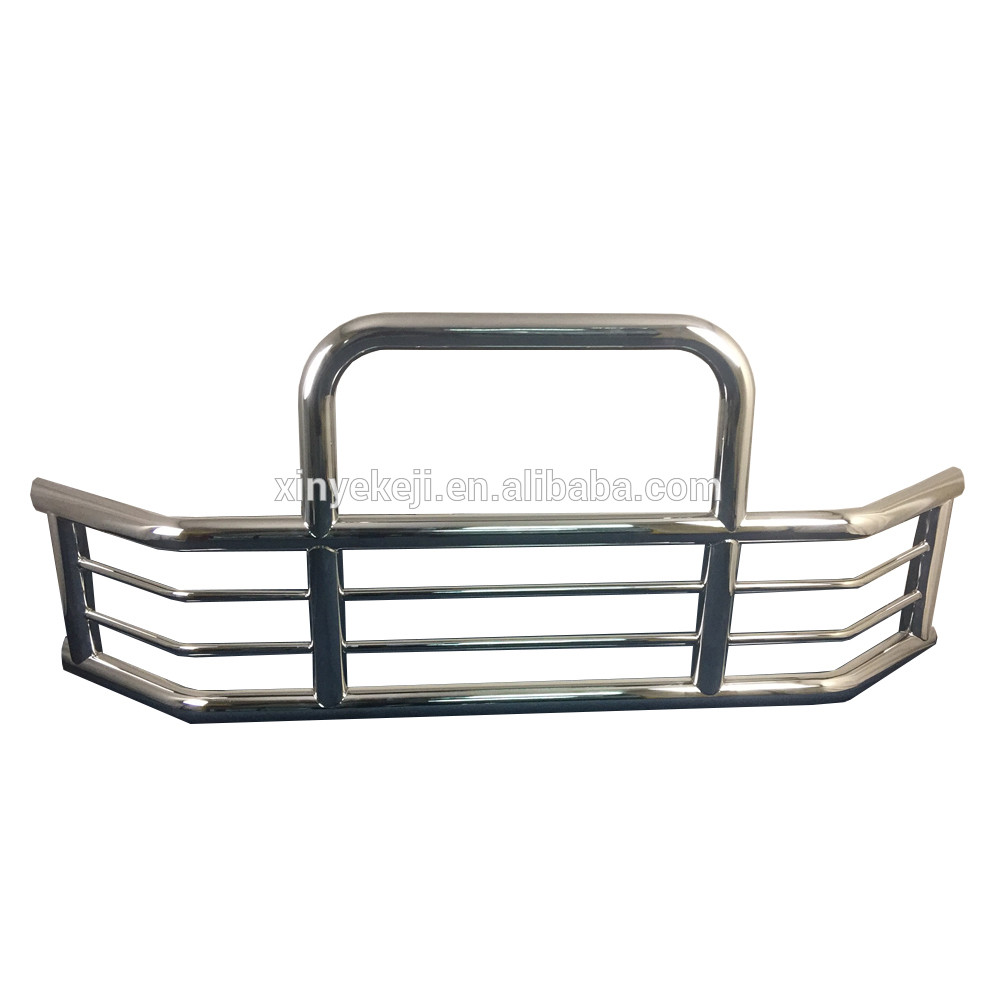 Stainless Steel Big Rig Deer Bumper Guard For International Prostar