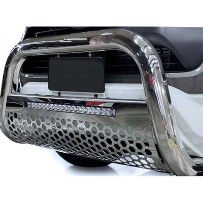 Dongsui 4x4 Auto Part Pickup Truck Stainless Steel Front Bumper Bull Bar With Strip Lights For Hilux Ranger D-max