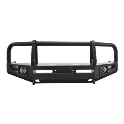 Off Road 4x4 Car Accessories Pickup Black Steel Front Bumper Bull Bar For Toyota LC76