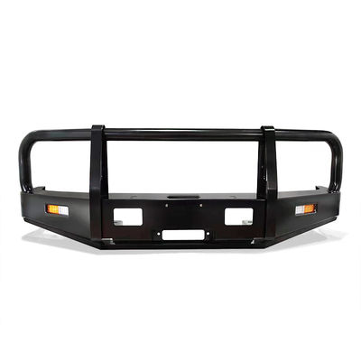 Off Road 4x4 Accessories Black Steel Front Bumper Bull Bar For Toyota LC76