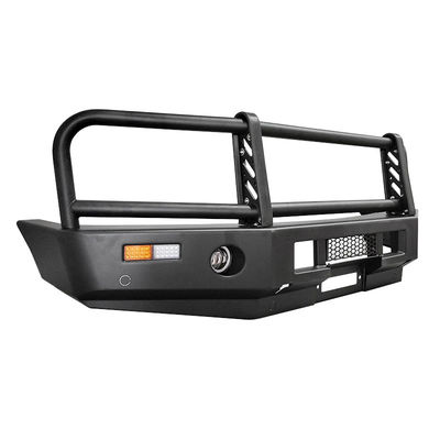 Off Road 4x4 Accessories Black Steel Front Bumper Bull Bar With LED Lights For Tank 400