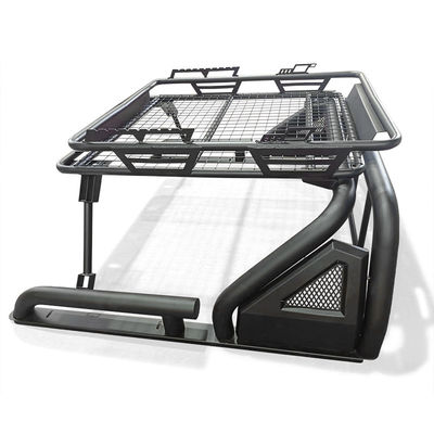 4X4 Auto Par Steel Power Coating Pickup Sports Roll Bar With Luggage Box For Toyota Hilux