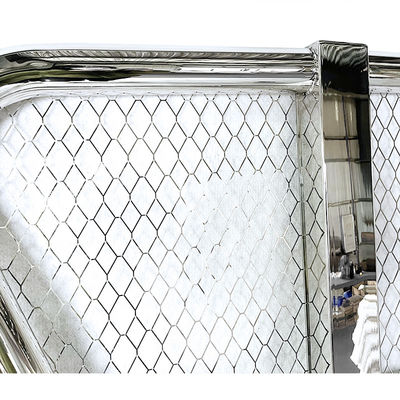 Dongsui Factory Tough European styled Semi Truck Bumper Deer Guard with mesh For  VOLVO SCANIA BENZ MAN
