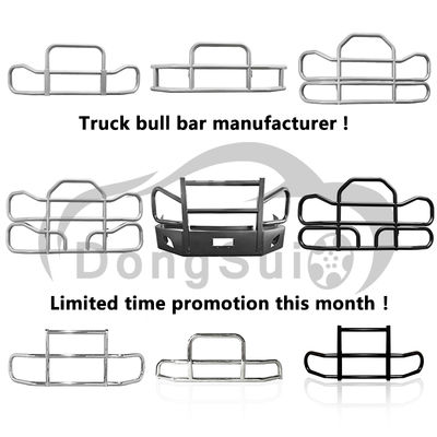 Dongsui Factory Classic Strong North American Factory Original Price New Styled Semi Truck Bumper Deer Guards For Freightliner Cascadia For Volvo International Prostar Kenworth Peterbilt Mack Pinnacle