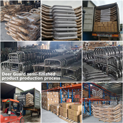 Dongsui Factory New styled Semi Truck Bumper Deer Guards For Freightliner Cascadia Volvo International Prostar Kenworth  Peterbilt  Mack Pinnacle