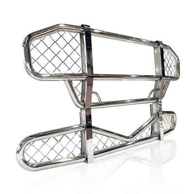 304 Stainless Steel Big Truck Body Parts Front Bumper Semi-truck Deer Guard for Scania For Volvo