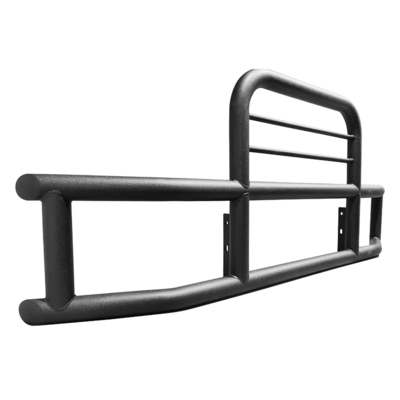 Front Bumper Guard for Cargo Trucks Steel Deer Guard with Bracket Grill Guard Semi Truck Bumper