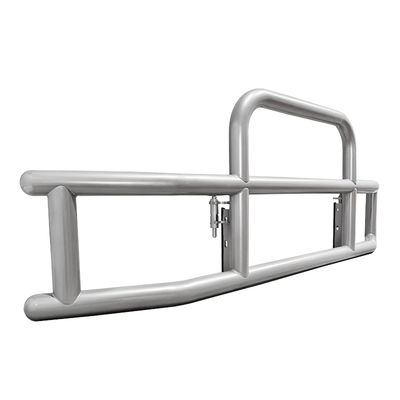Heavy Truck Frosted Silver Steel Semi Truck Deer Guard For Cascadia For Volvo Peterbilt