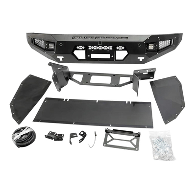 Car Accessories Off Road Black Steel Front Bumper Bull Bar For Toyota LC250