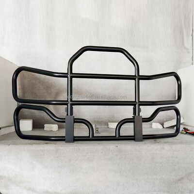 304 Stainless Steel Three-layer Round Tube Front Bumper Deer Guard with Customizable Dimensions