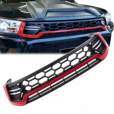 Black Car Front Grill Front Bumper Grill 3kg Light Weight For Hilux Revo