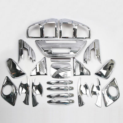 Eco Friendly Plastic Car Chrome Kit Sliver And Black Color For Hilux Revo 2015+