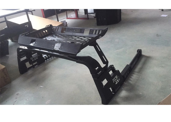 Black Steel Anti Rust Truck Roll Bar Toyota Hilux Vigo Revo With Lugage